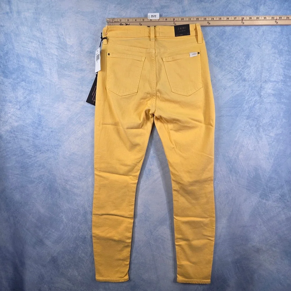Jen7 by 7 For‎ All Mankind Ankle Skinny Jeans Yellow Size 2 JS522187 SNOW